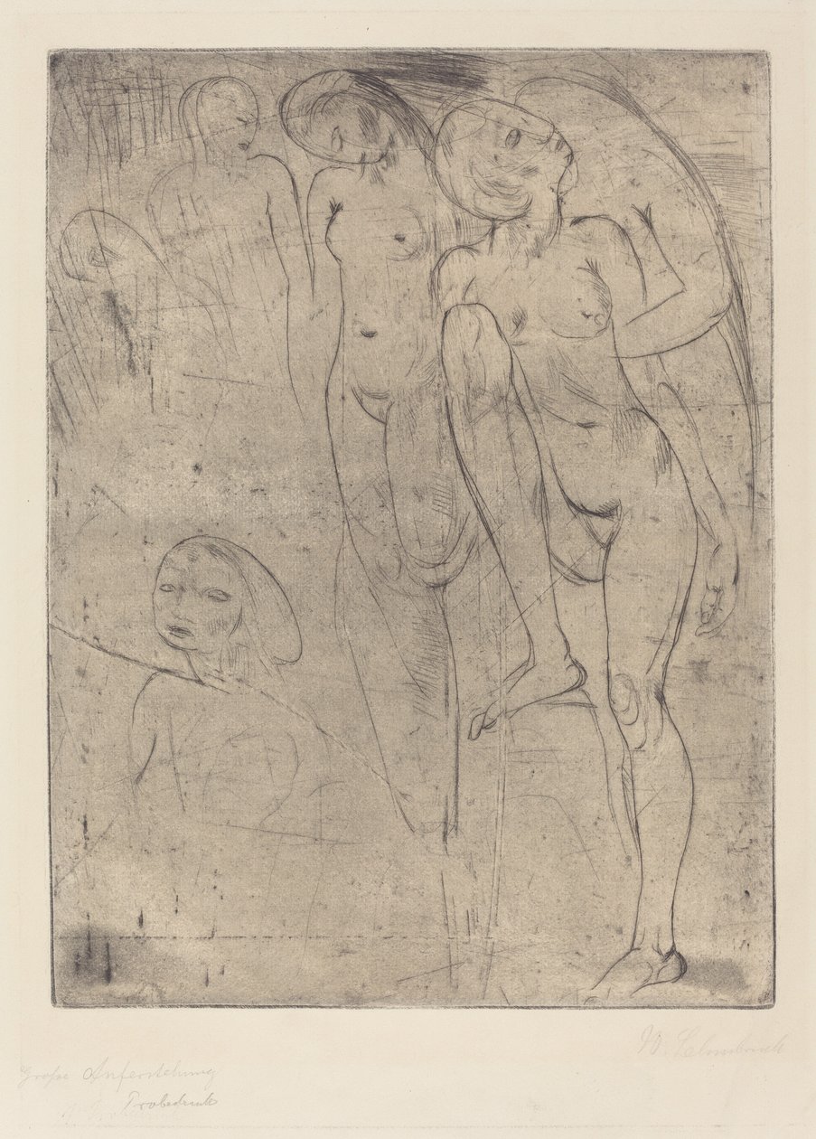 Wielkie Zmartwychwstanie autorstwa Wilhelm Lehmbruck