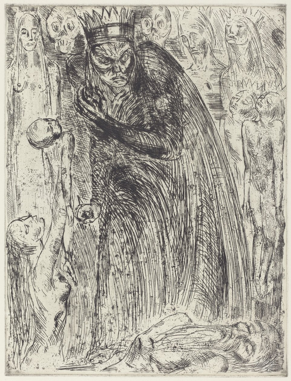 Makbet V (Wizja Lady Makbet) autorstwa Wilhelm Lehmbruck