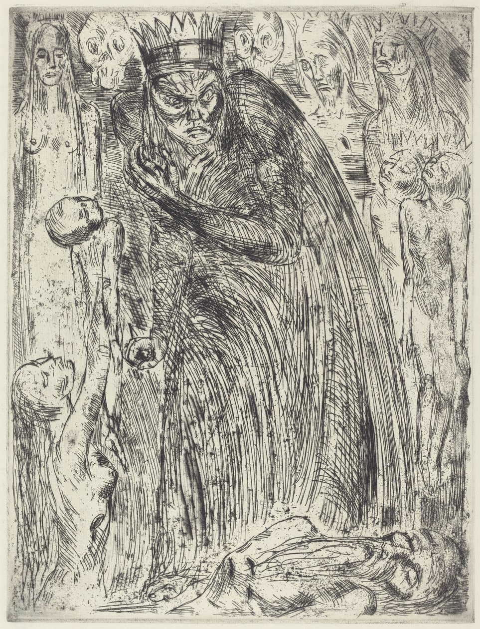 Makbet V (Wizja Lady Makbet) autorstwa Wilhelm Lehmbruck