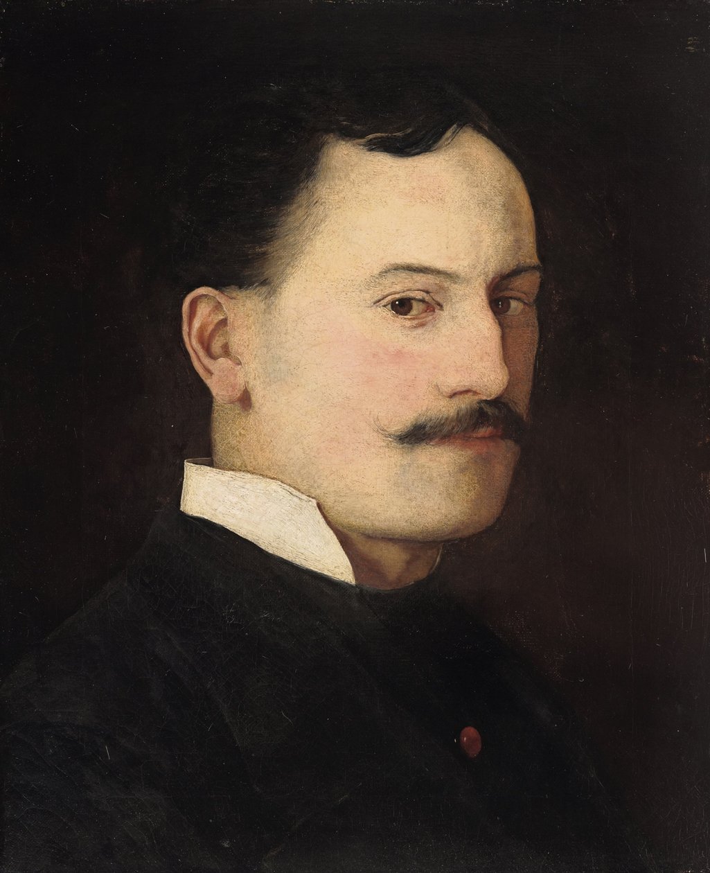 Malarz Julius Bodenstein autorstwa Wilhelm Maria Hubertus Leibl