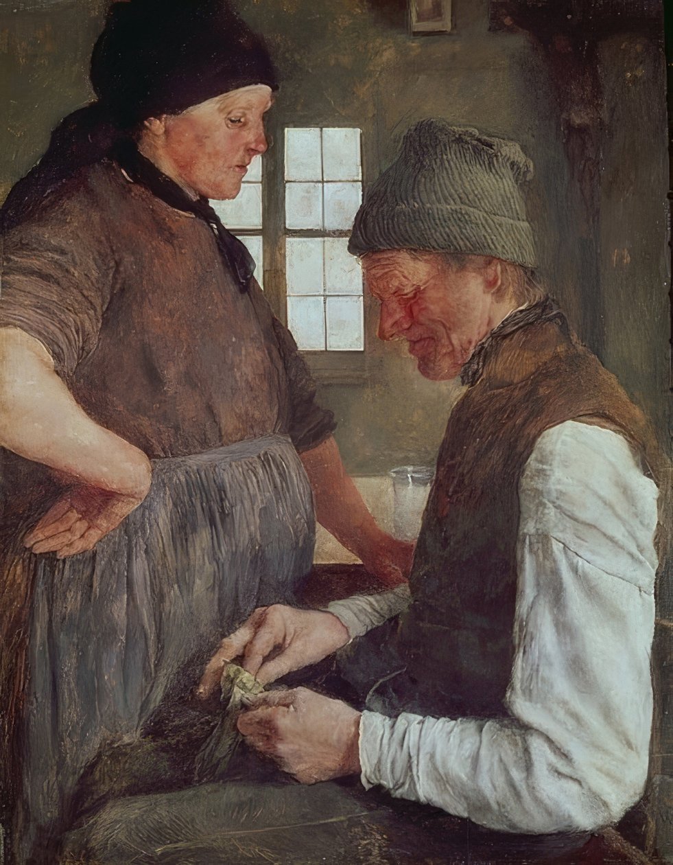 Skarbonki. 1879 autorstwa Wilhelm Maria Hubertus Leibl
