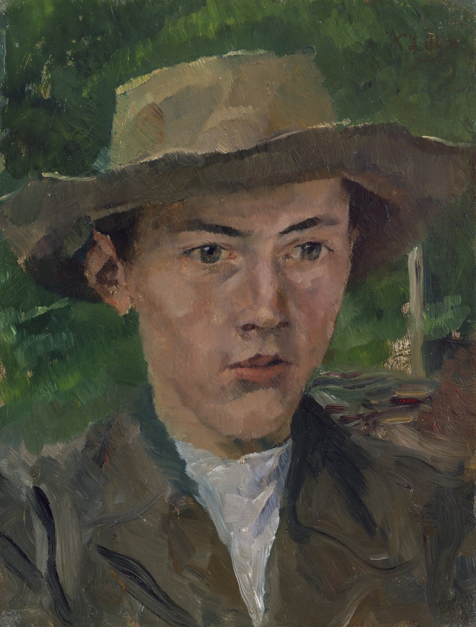 głowa chłopca autorstwa Wilhelm Maria Hubertus Leibl