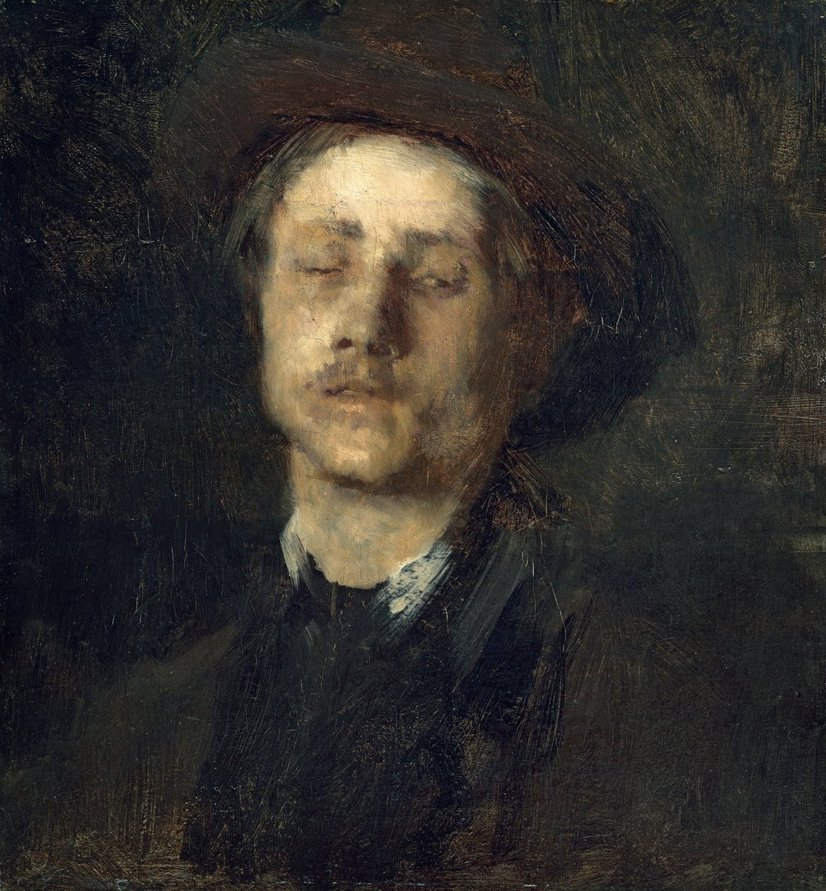 głowa niewidomego autorstwa Wilhelm Maria Hubertus Leibl