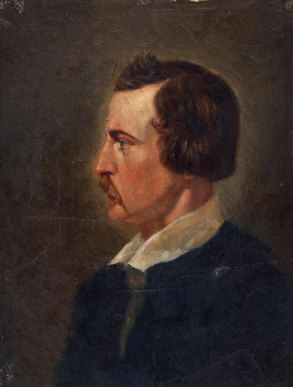 męski portret autorstwa Wilhelm Lindenschmit der Ältere
