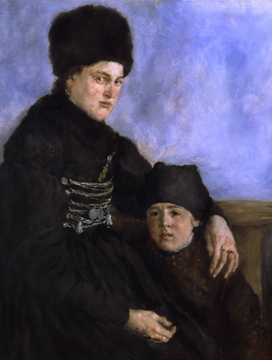Dachau Kobieta z dzieckiem, 1873-1874 autorstwa Wilhelm Maria Hubertus Leibl