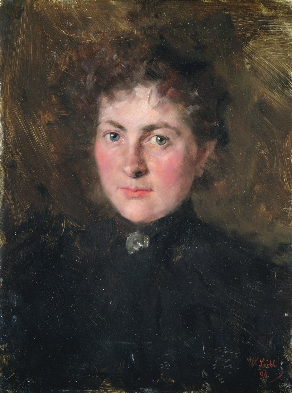 Felicia Kirchdorffer, siostrzenica artysty, 1896 autorstwa Wilhelm Maria Hubertus Leibl