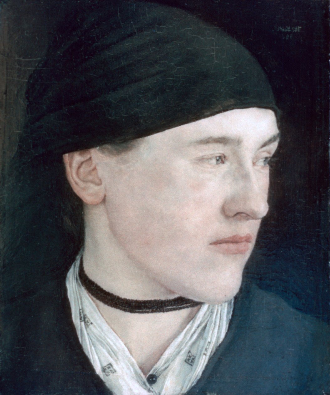 Głowa młodej dziewczyny, 1879 autorstwa Wilhelm Maria Hubertus Leibl