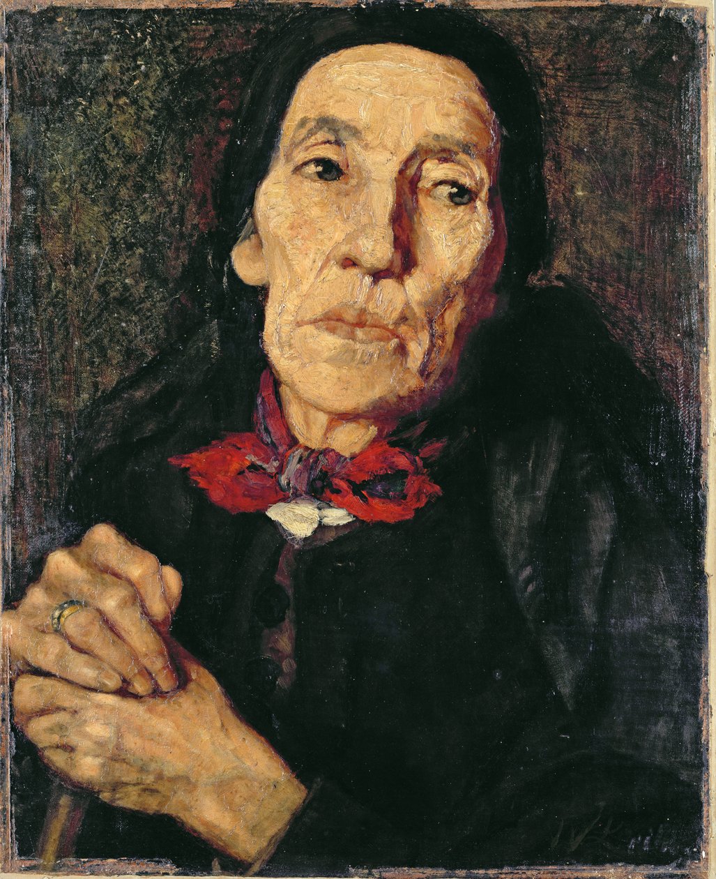 Stary Rolnik, 1875 autorstwa Wilhelm Maria Hubertus Leibl