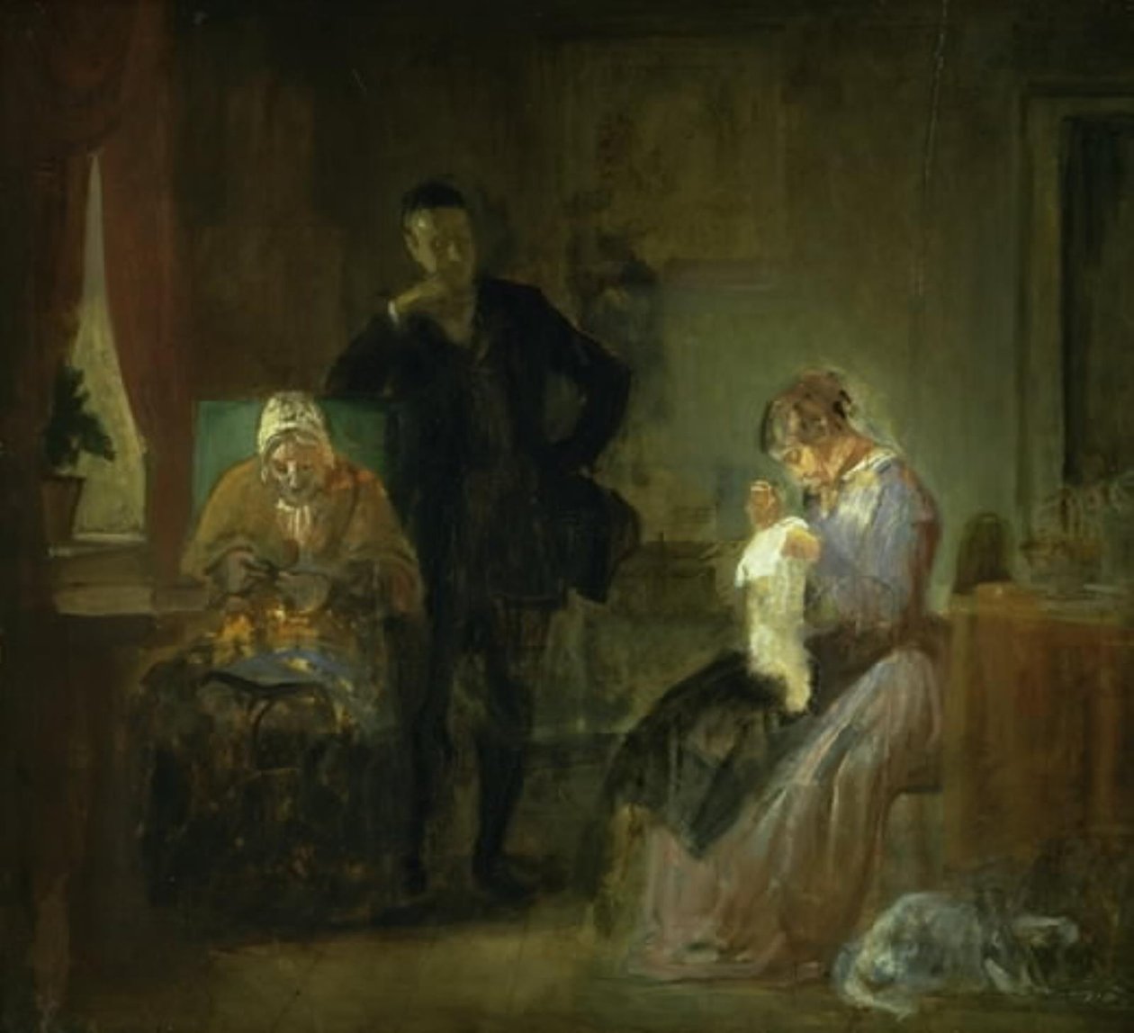 Wizyta zalotnika autorstwa Wilhelm Marstrand