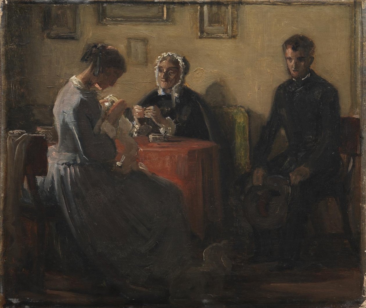 Wizyta zalotnika autorstwa Wilhelm Marstrand