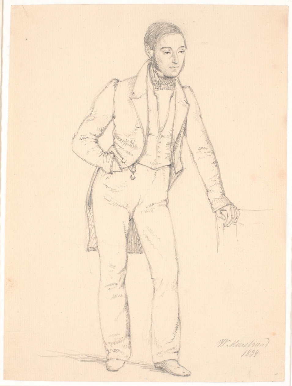 Koncertmistrz Johan Frederik Frølich autorstwa Wilhelm Marstrand