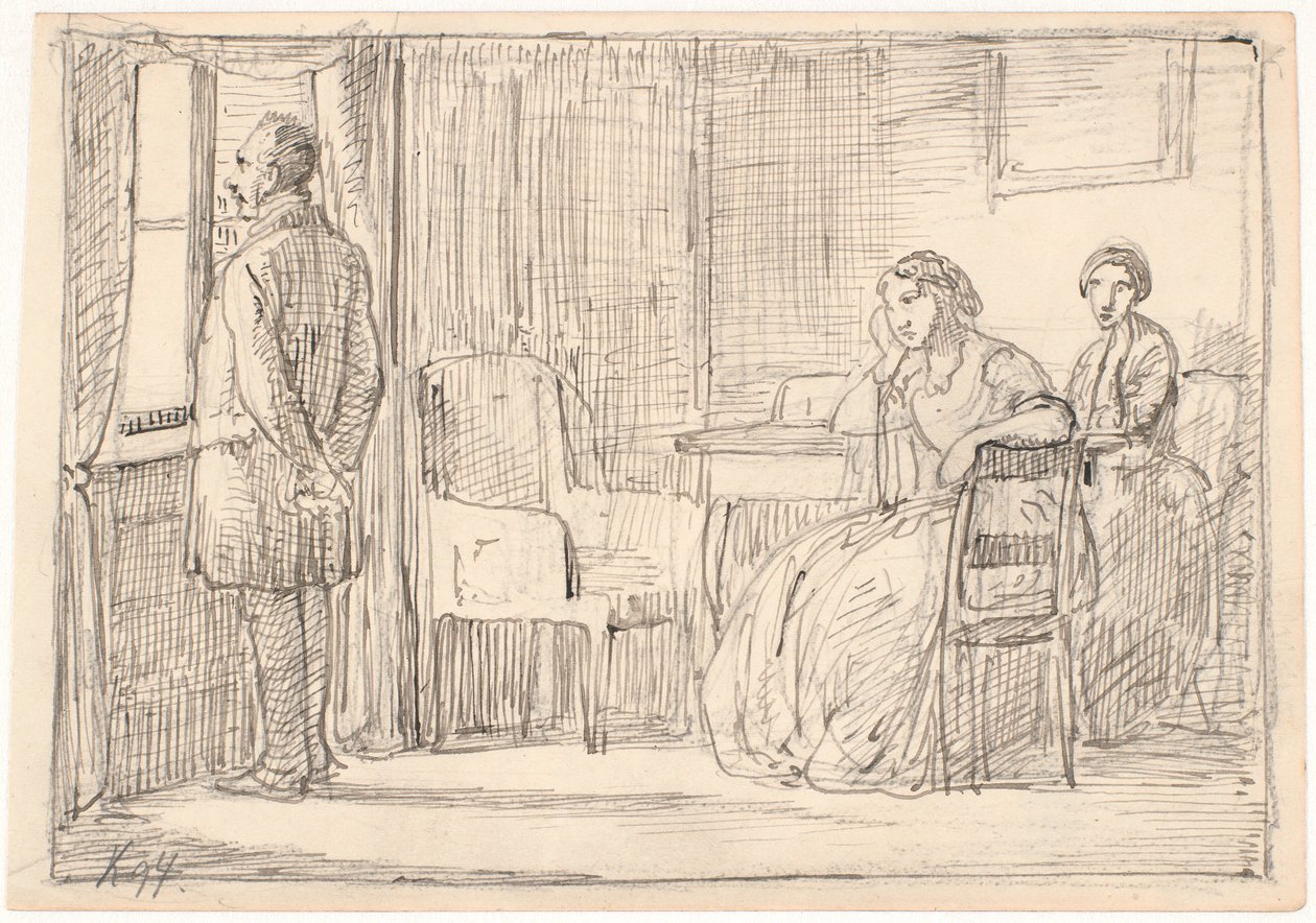 Rozczarowanie autorstwa Wilhelm Marstrand