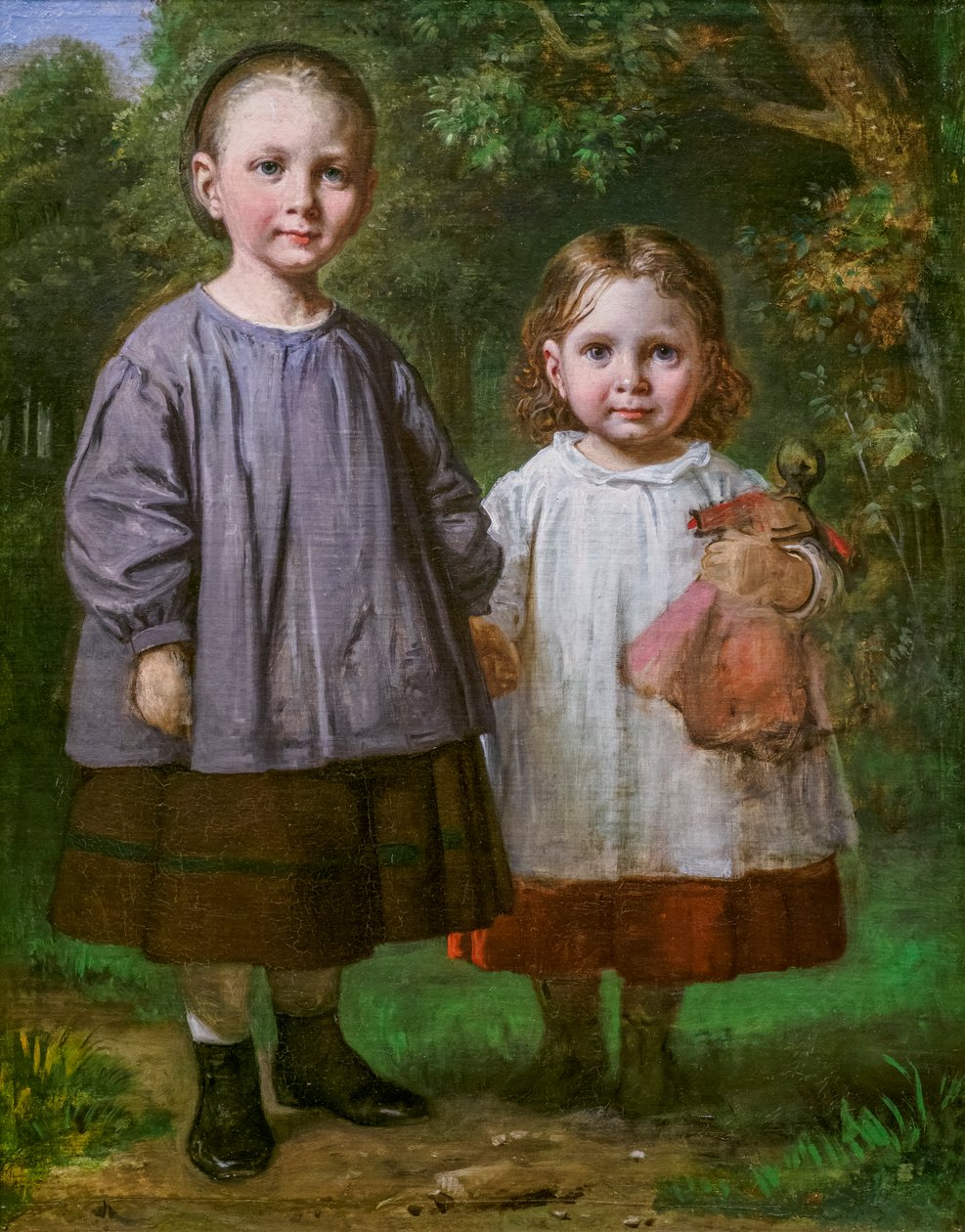 Ottilia i Christy Marstrand, córki artysty autorstwa Wilhelm Marstrand