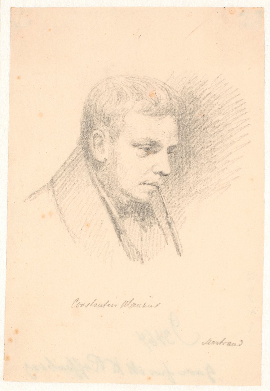 Portret Constantina Hansena autorstwa Wilhelm Marstrand