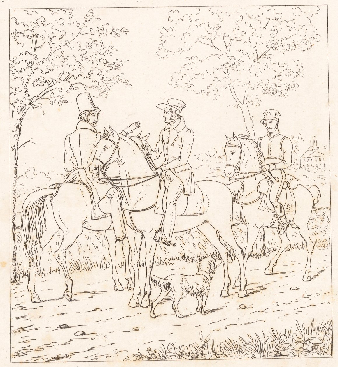 Jeźdźcy autorstwa Wilhelm Marstrand