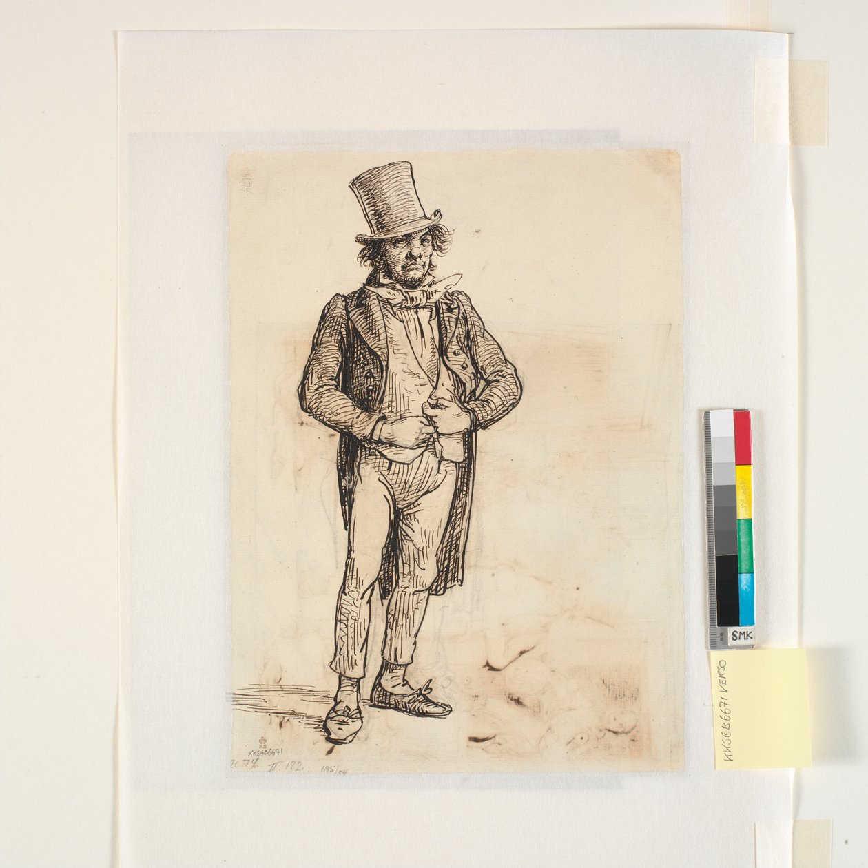 Studium postaci szewca w niedzielnym stroju w innym wydaniu autorstwa Wilhelm Marstrand