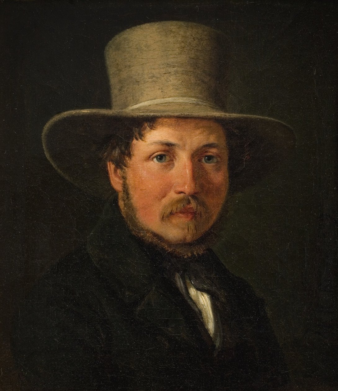 Malarz Christen Købke autorstwa Wilhelm Marstrand