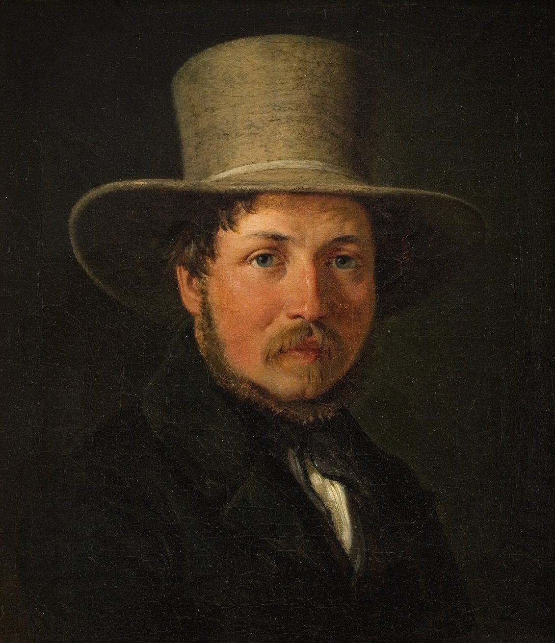 Malarz Christen Købke autorstwa Wilhelm Marstrand