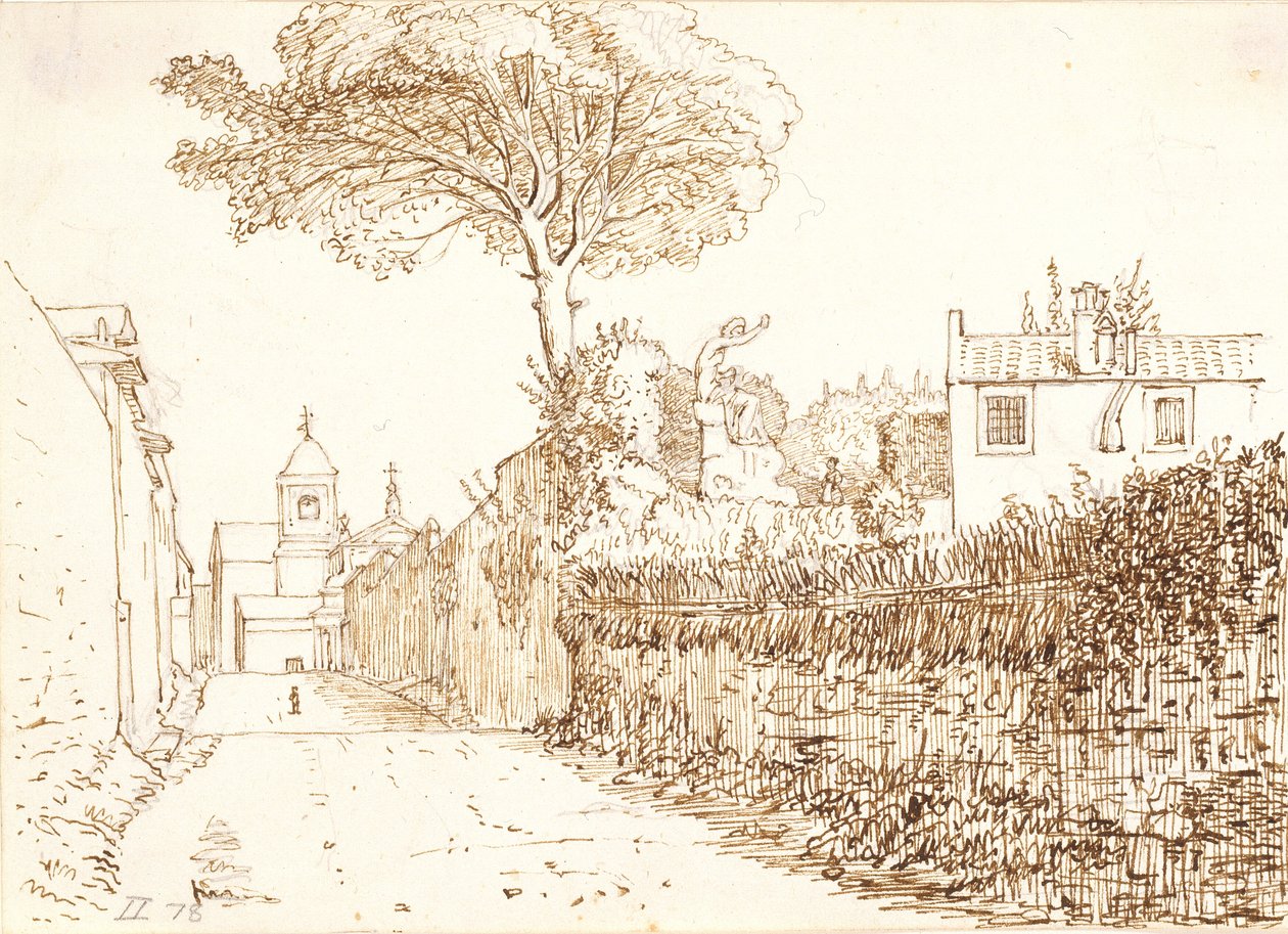 Avicola San Nicolo da Tolentino, Rzym autorstwa Wilhelm Marstrand
