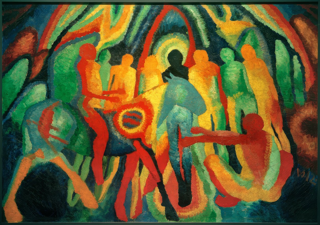 Wjazd do Jerozolimy autorstwa Wilhelm Morgner