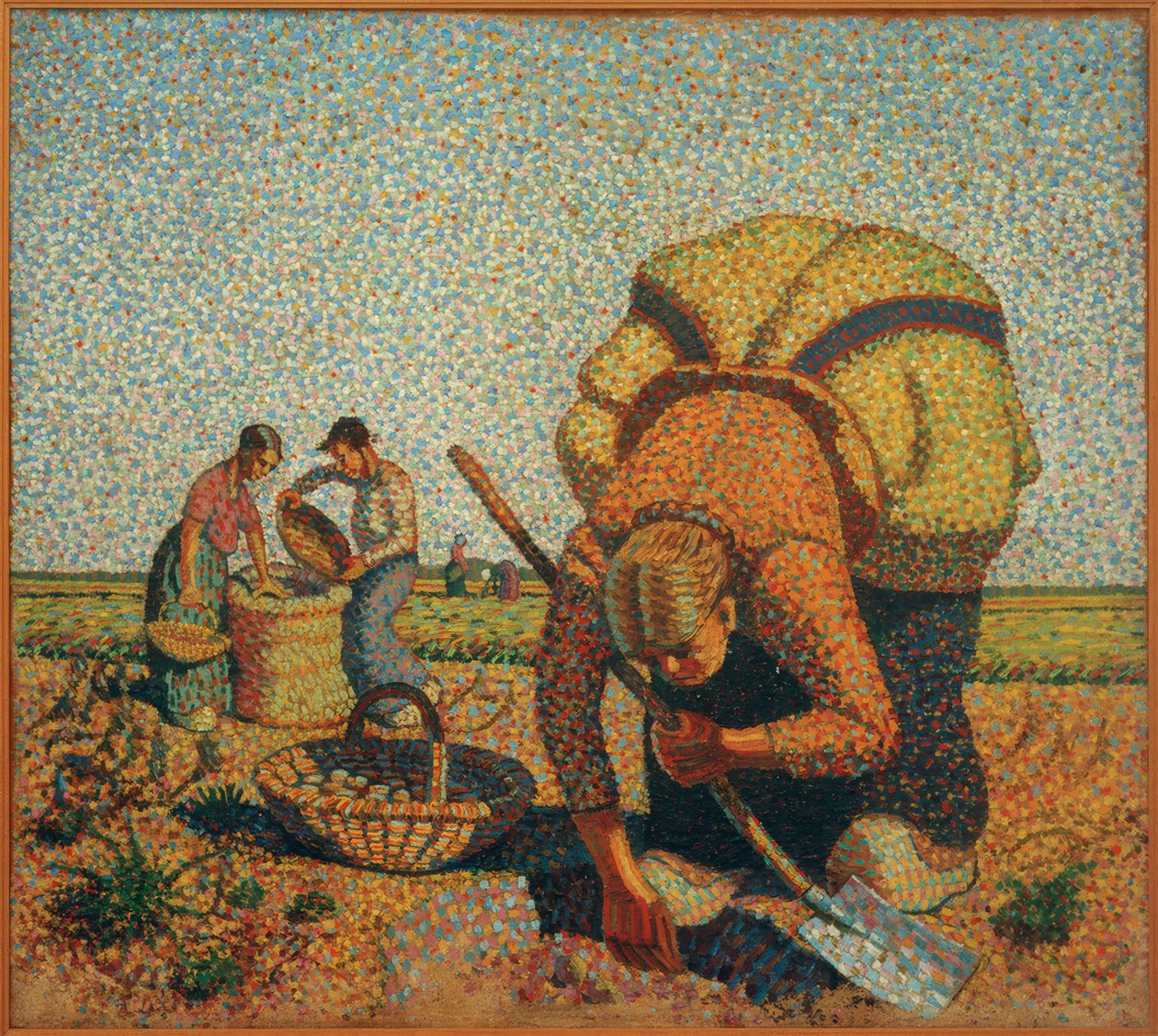 Kartoffelernte II autorstwa Wilhelm Morgner