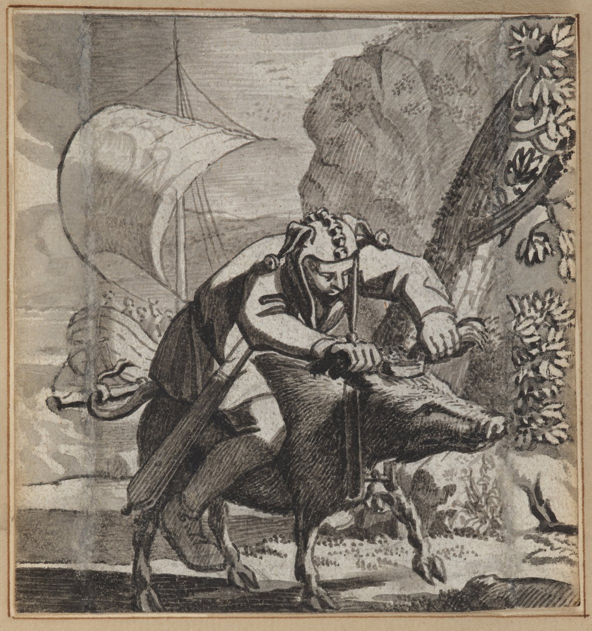 Błazen cytujący lochę autorstwa Wilhelm Stettler