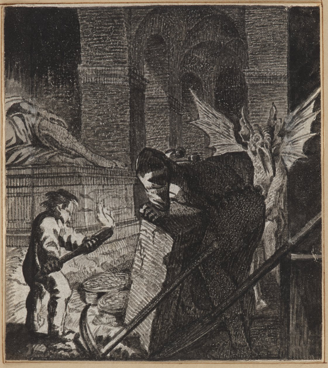 Głupiec poszukujący skarbów autorstwa Wilhelm Stettler