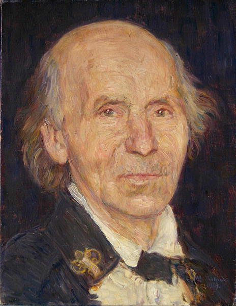 Portret rolnika ze Schwalm (olej na płótnie) autorstwa Wilhelm Thielmann