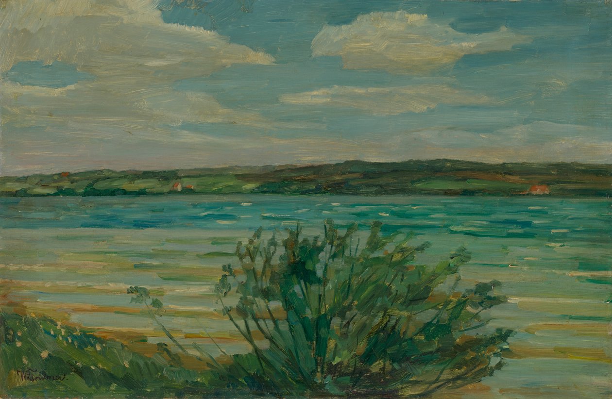 Nad jeziorem Starnberg autorstwa Wilhelm Trübner
