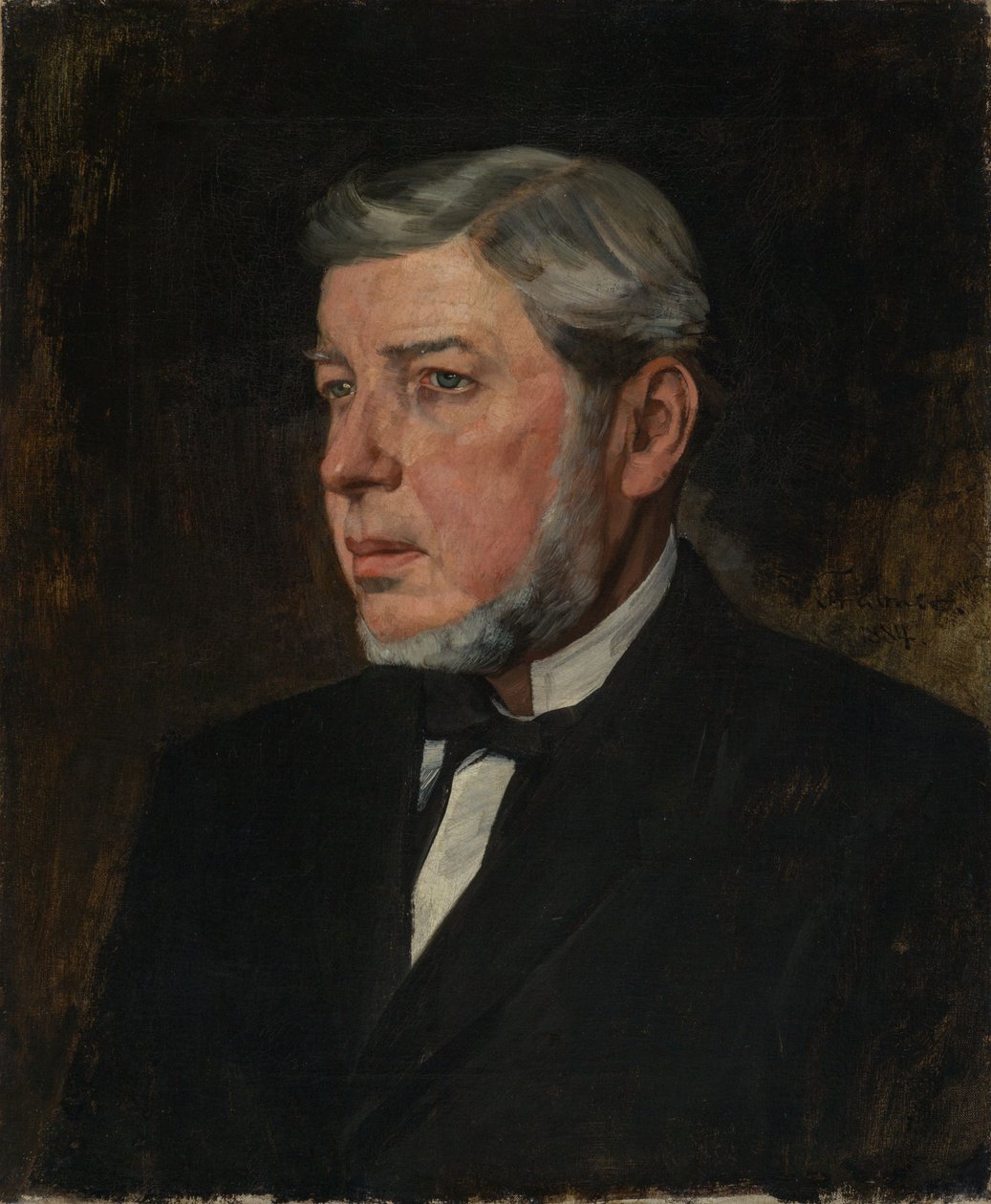 Portret ojca artysty, Georga Trübnera autorstwa Wilhelm Trübner