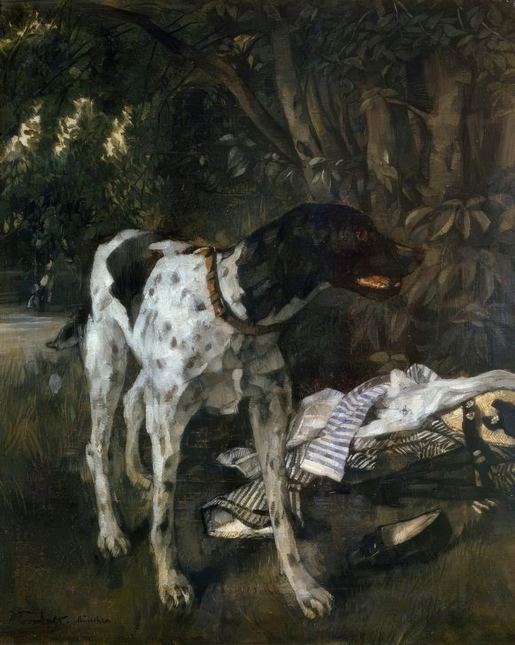 Strażnik autorstwa Wilhelm Trübner