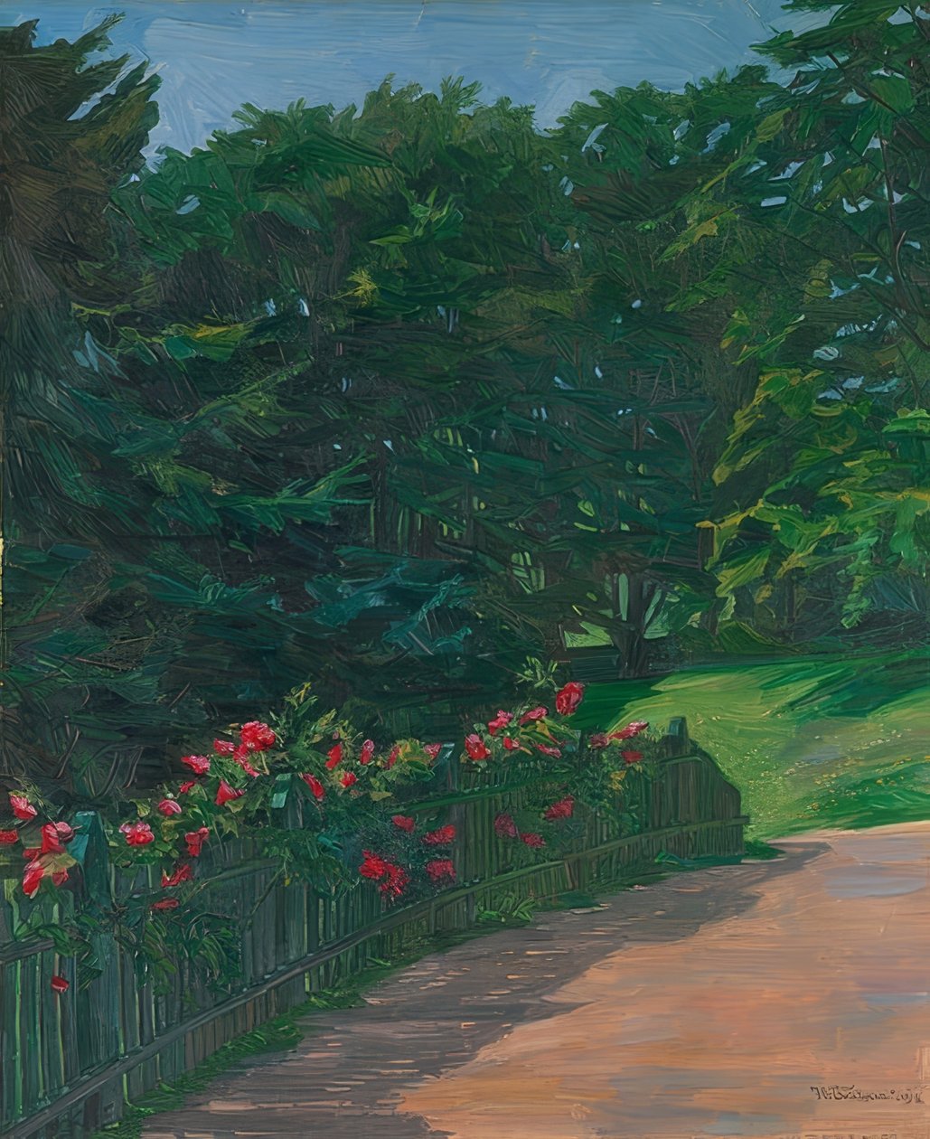 Krajobraz. 1910 autorstwa Wilhelm Trübner