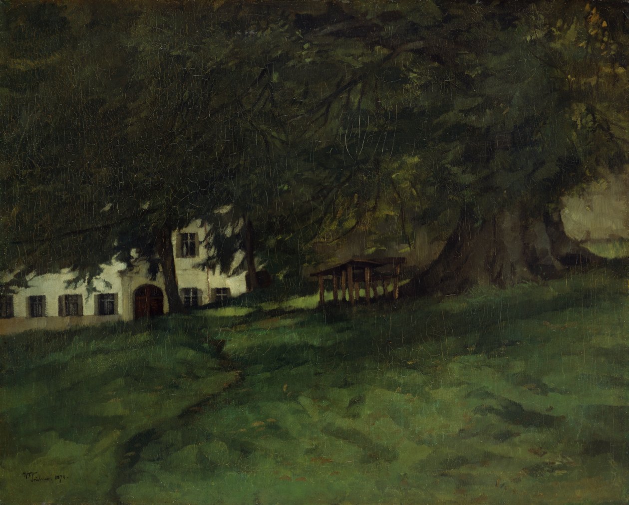 Lipa nad Herrenchiemsee autorstwa Wilhelm Trübner
