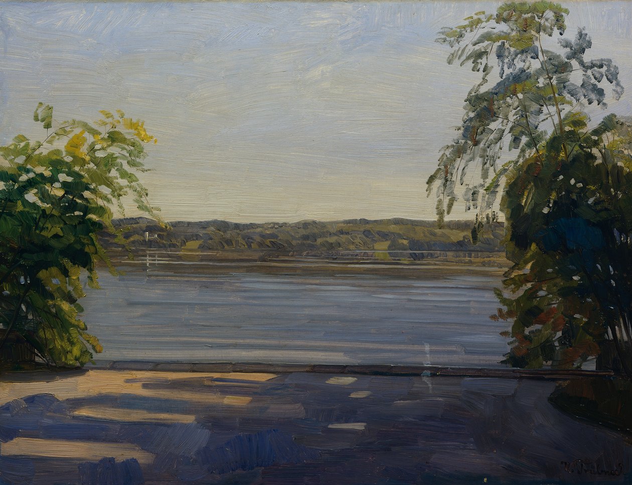 Starnberger See autorstwa Wilhelm Trübner