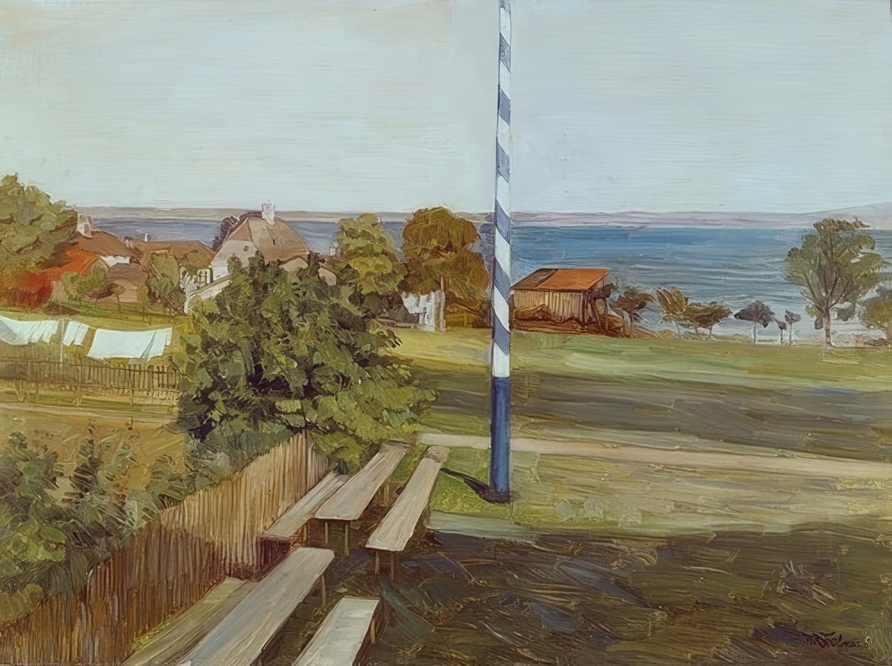 Tawerna nad Herrenchiemsee autorstwa Wilhelm Trübner