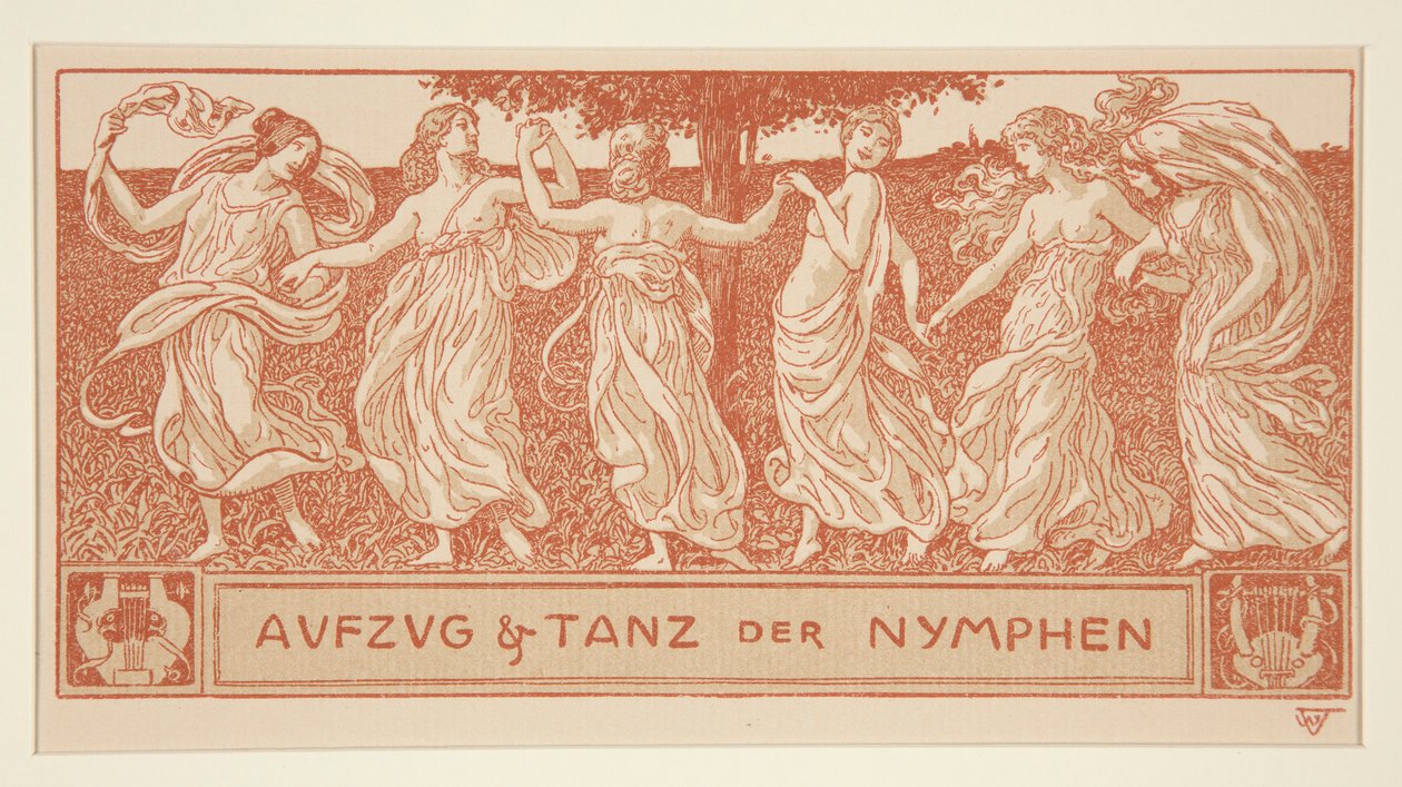 Procesja i taniec nimf autorstwa Wilhelm Volz