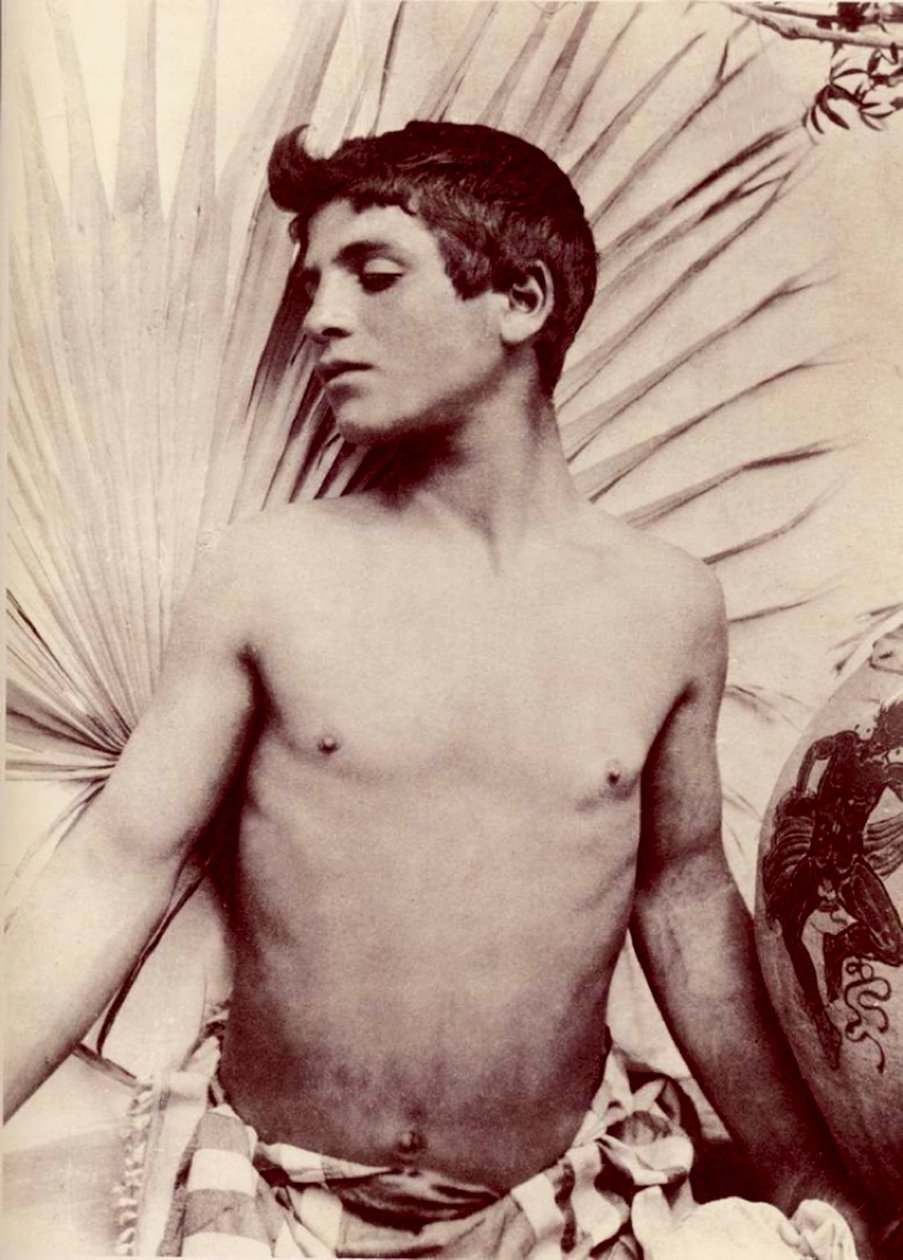 studium aktu męskiego, ok. 1900 autorstwa Baron Wilhelm von Gloeden