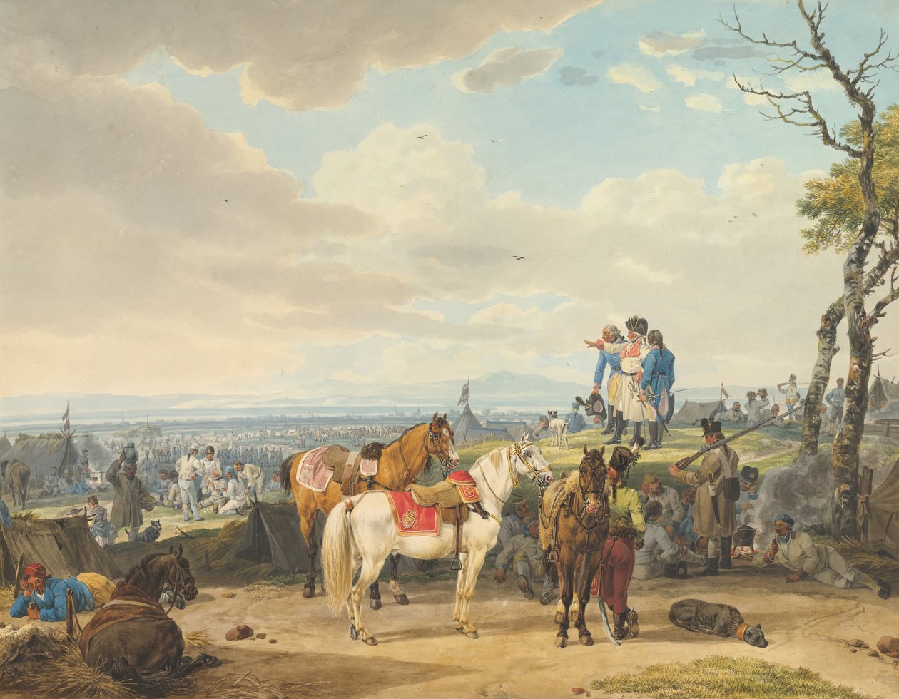 Żołnierze austriaccy, koniec XVIII-XIX w. autorstwa Wilhelm von Kobell