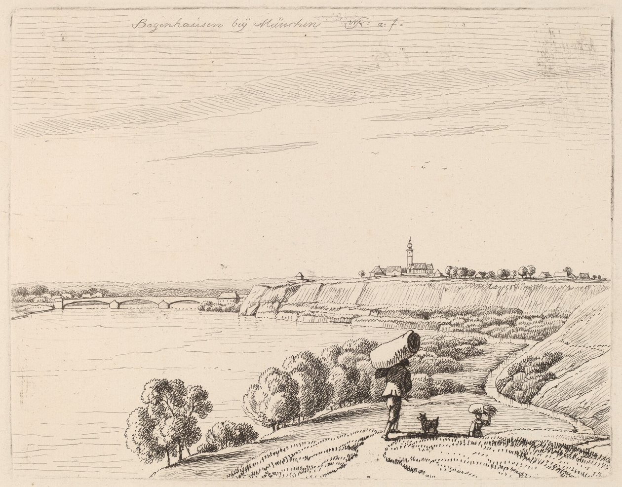 Bogenhausen autorstwa Wilhelm von Kobell