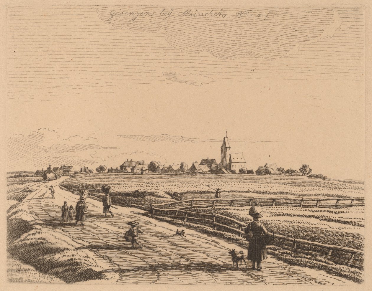 Giesing autorstwa Wilhelm von Kobell
