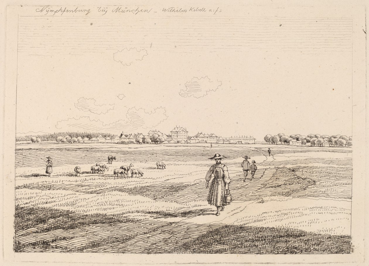 Nymphenburg autorstwa Wilhelm von Kobell
