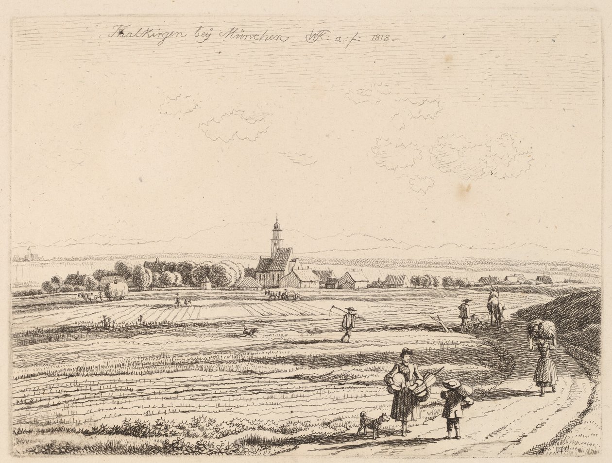 Thalkirchen autorstwa Wilhelm von Kobell