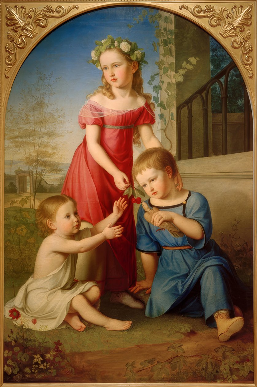 Dzieci Schöninga autorstwa Friedrich Wilhelm von Schadow
