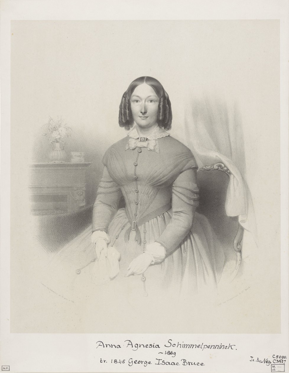 Portret Anny Agnesii Bruce-Schimmelpenninck autorstwa Wilhelmus Cornelis Chimaer van Oudendorp