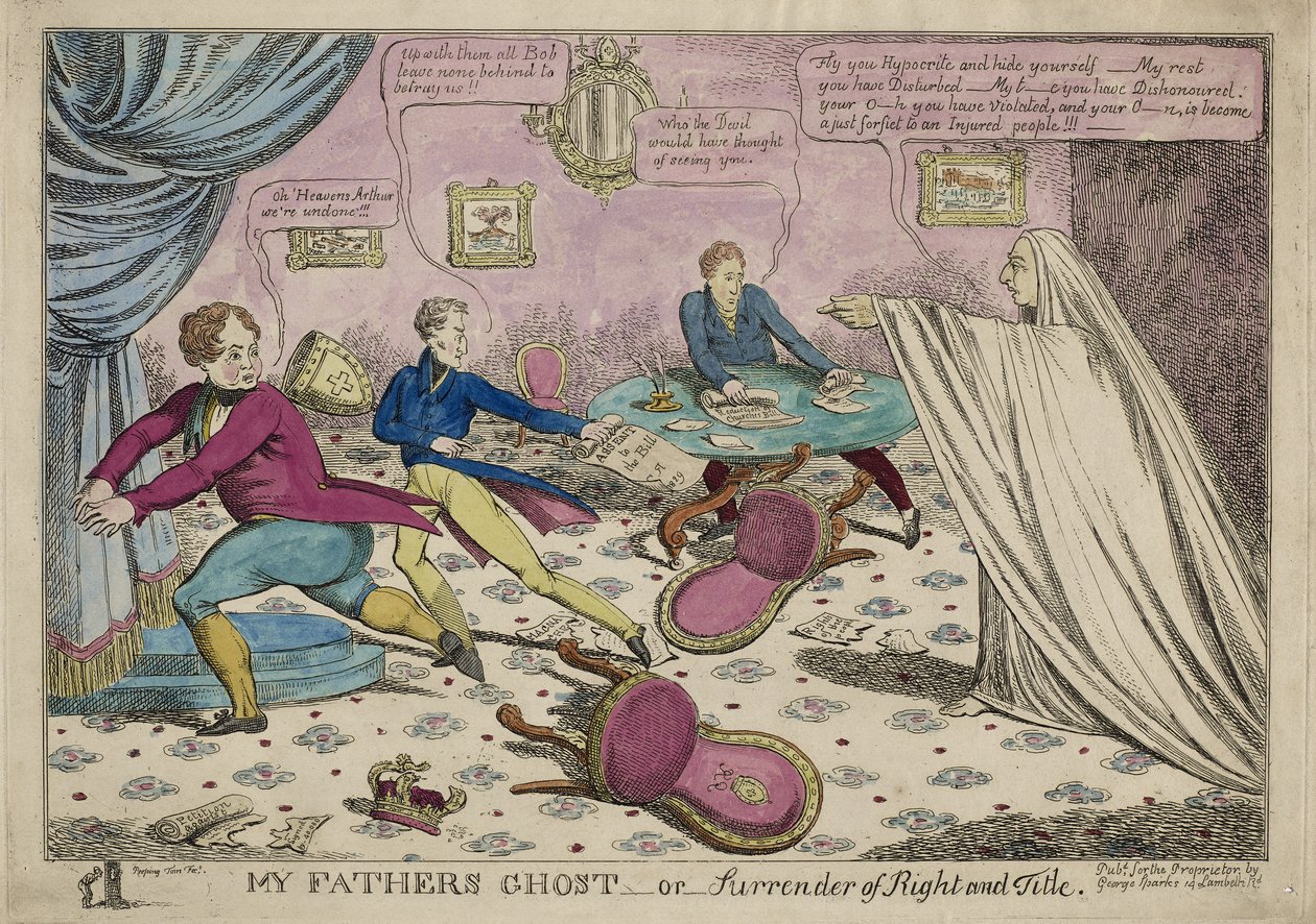 Duch moich ojców, czyli zrzeczenie się praw i tytułów, 1829 autorstwa Will Sparks