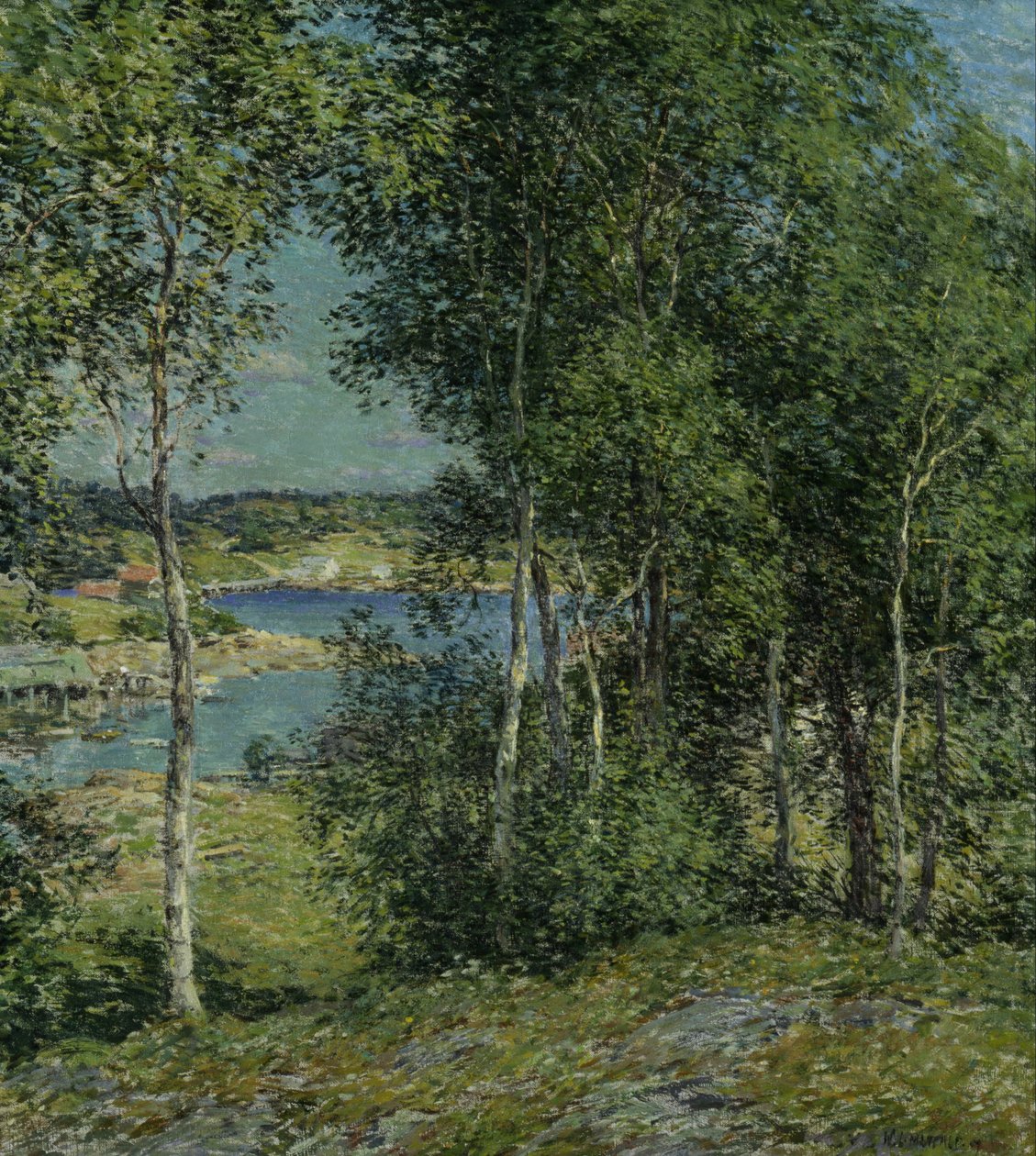 Rodzina brzóz autorstwa Willard Leroy Metcalf