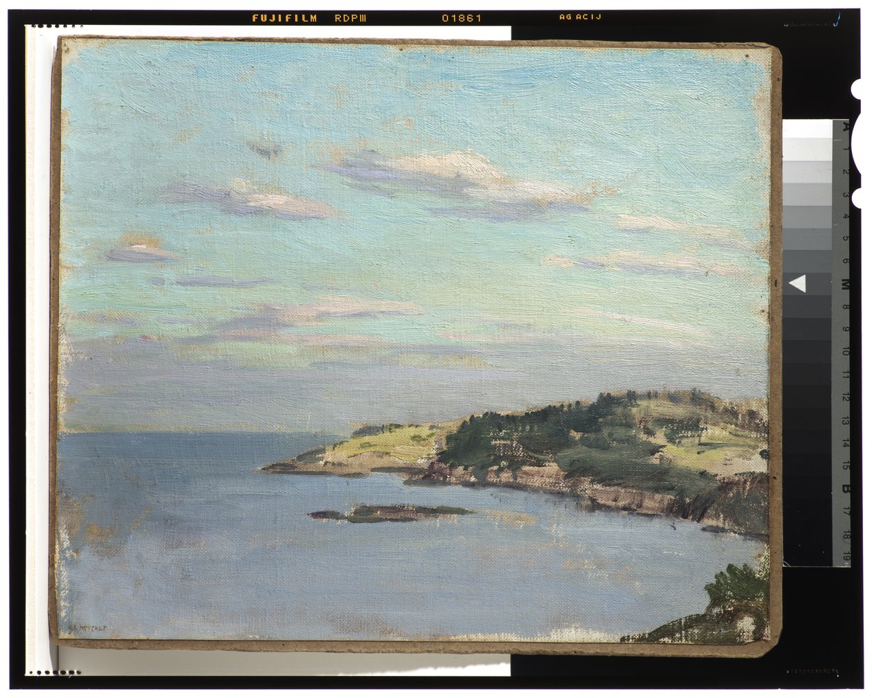Szkic morski, 1908 autorstwa Willard Leroy Metcalf