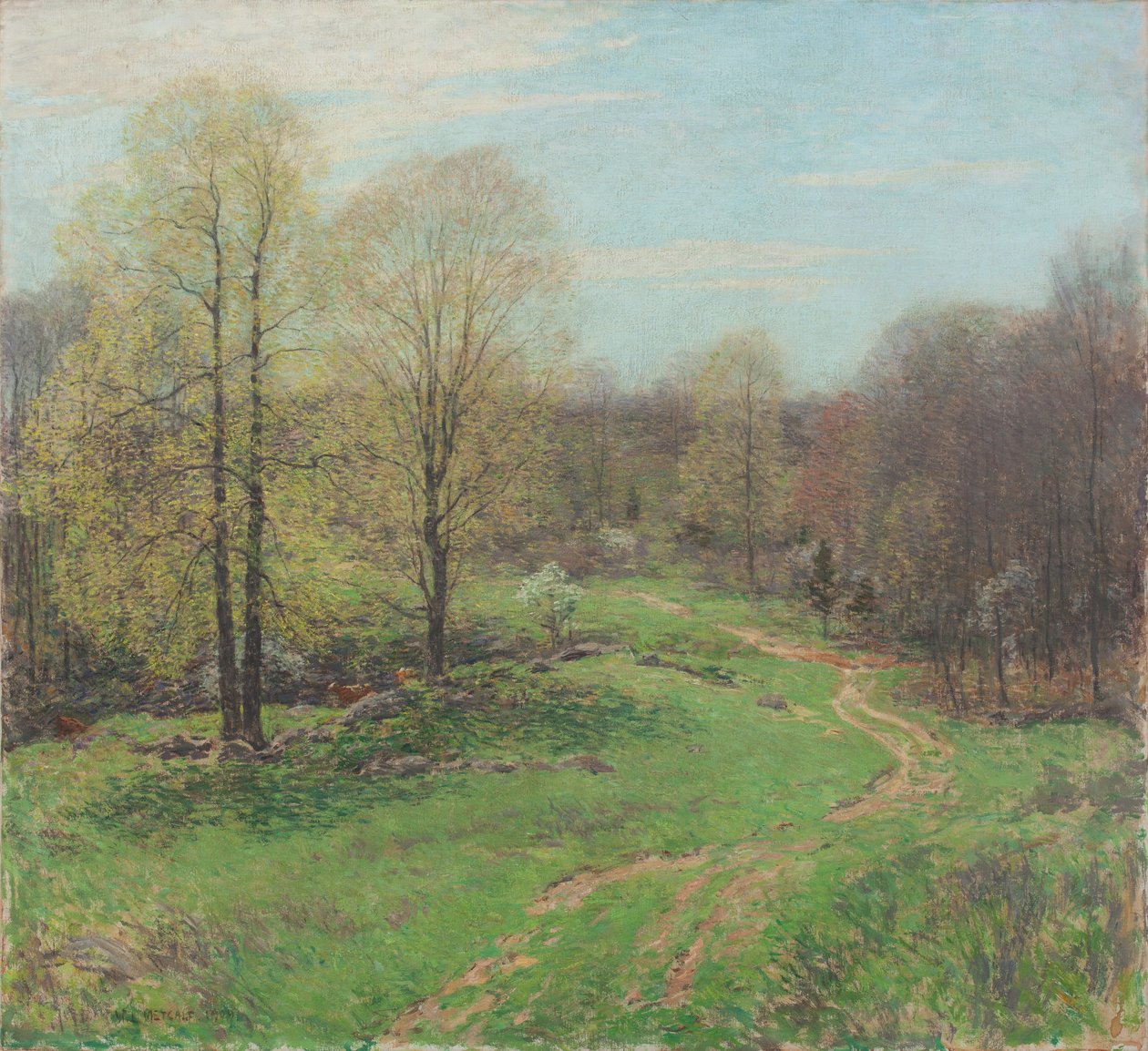 Preludium, 1909 autorstwa Willard Leroy Metcalf