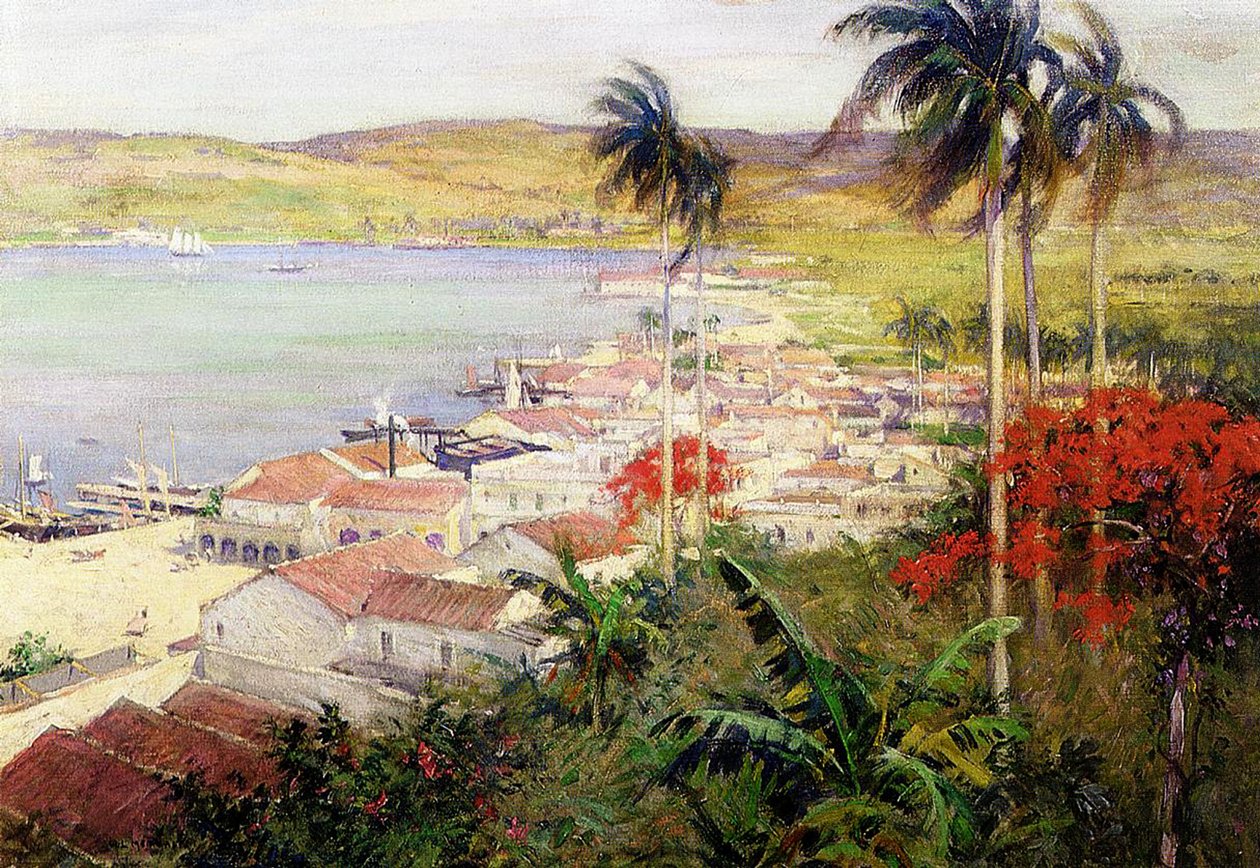 Lądowanie, 1904 autorstwa Willard Leroy Metcalf