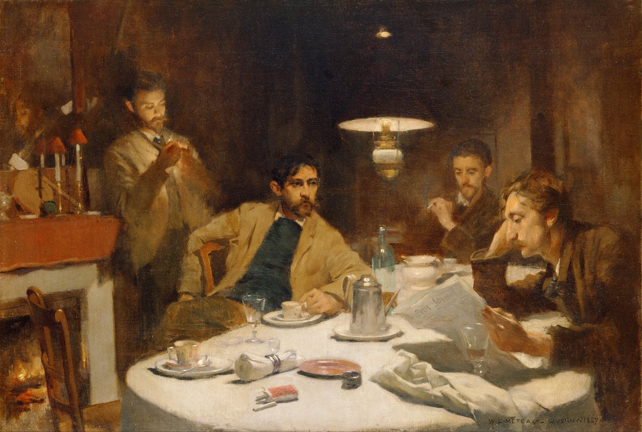 Dziesięć centów na śniadanie autorstwa Willard Leroy Metcalf